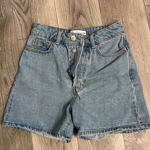 Zara Blue Jean Shorts
